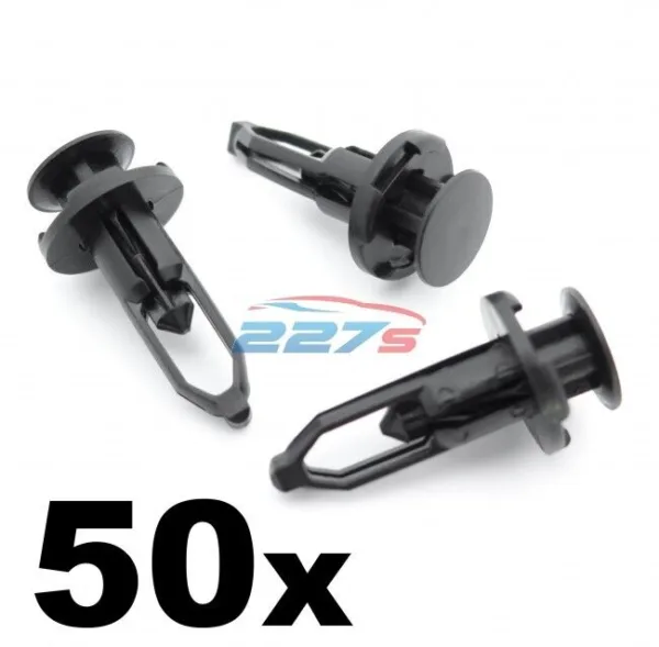 50x Plastic Bumper Clips Rivet for Toyota & Lexus- Bumper, Mudguard, Arch Liner