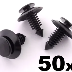 50x Ford Interior Trim Panel Clips, Door Card & Fascia Panel Fasteners- N801925