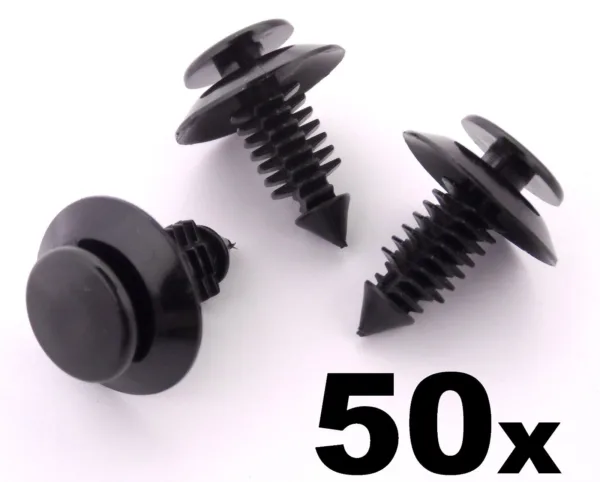 50x Ford Interior Trim Panel Clips, Door Card & Fascia Panel Fasteners- N801925