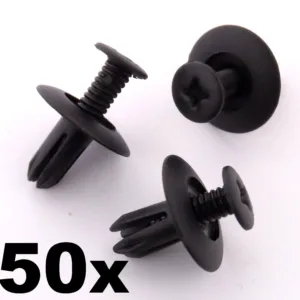 50x Interior Trim Clips- Interior Fascia Panels & Boot Linings- Fits Kia Hyundai