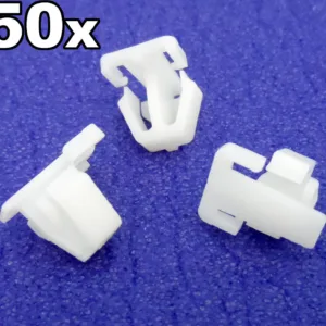 50x Honda Plastic Trim Clips- For exterior door mouldings side trims & bumpstrip