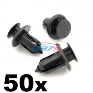 50x Plastic Bumper Clips for Mazda Cars- Front, Rear Bumper Trim & Grille Rivet