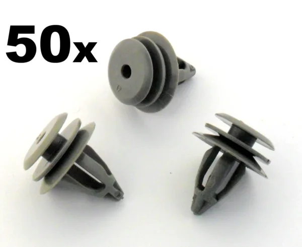 50x BMW Plastic Trim Clips for Interior Door Cards, Trim Panels, Covers & Fascia