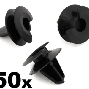 50 Vauxhall / Opel Plastic Trim Clips- interior door card panels & trim moulding
