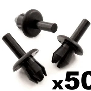 50x SEAT Bumper, Splash Guard, Sill & Wheel Arch Lining Plastic Rivet Trim Clips