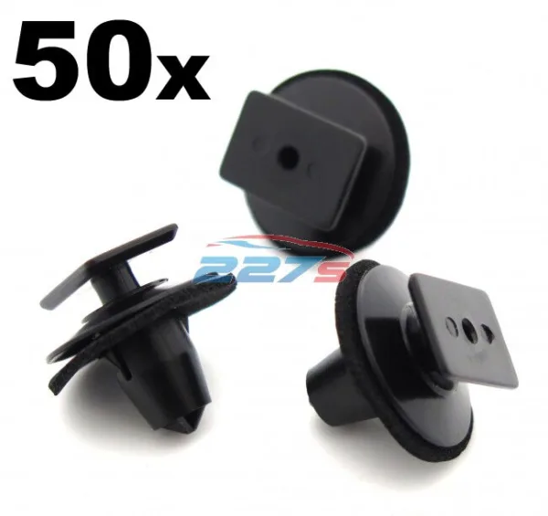 50x Sill Moulding Clip, Side Skirt & Rocker Cover Clips for Nissan 370Z and Juke