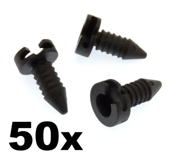50x Land Rover Defender Plastic Trim Clip /Stud Fastener for Interior Door Card