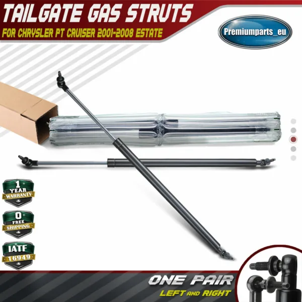 Set of 2 Tailgate Boot Gas Struts for Chrysler PT Cruiser Estate 2001-2008