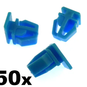 50x Honda Plastic Trim Clips- For exterior door mouldings, side trim & bumpstrip