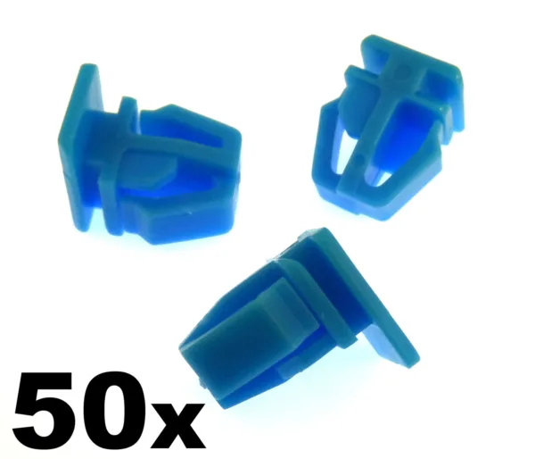 50x Honda Plastic Trim Clips- For exterior door mouldings, side trim & bumpstrip