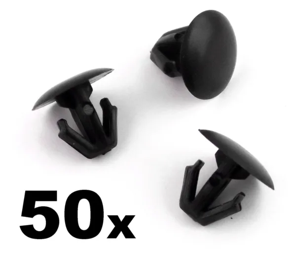 50x Honda Rubber Seal Weatherstrip Clip- Bonnet Edge Seal, Hood Seal Clip