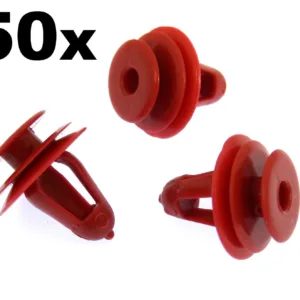 50x Toyota Plastic Trim Clips for Door Cards, Panels, Trims and Fascias