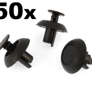 50x Toyota Engine Cover Clips- Plastic Trim Fasteners for Motor Shields & Panels