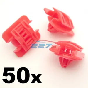 50x Door Bumpstrip, Side Moulding Trim Clips for Renault Clio MK1 (90-98)