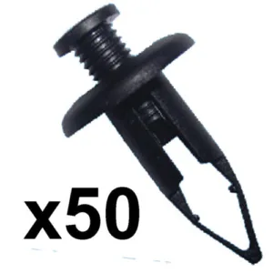 9mm Hole Large Screw Fit Bumper Trim Clip Fixing x50