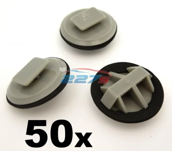 50x Plastic Trim Clips for Mazda Sill Moulding / Rocker Cover Trim Clips