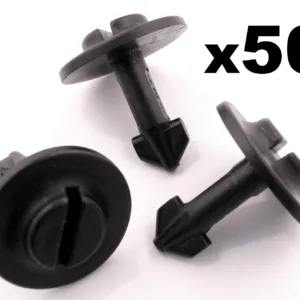 50x Audi Plastic Twist Bolt Clip Pin- Engine Undertray Splashshield Arch Lining
