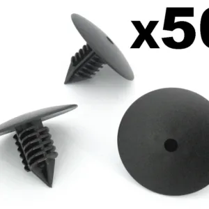 50x Renault Wheel Arch Liner/ Splashguard Lining Spruce Fir Tree Clips 35mm Head