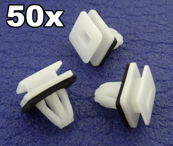 50x Honda Civic CRV Side Skirt, Sill Guard Moulding, Rocker Cover Trim Clips