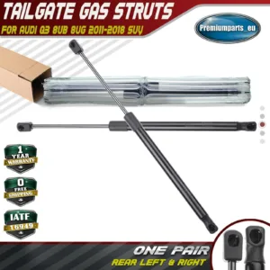 2x New Rear Boot Tailgate Gas Struts for Audi Q3 11-18 8UB 8UG 8U0827552A 500mm