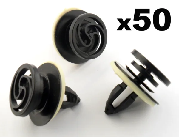 50x Audi A4 Interior Door Card & Trim Panel Mounting / Fastener Clips