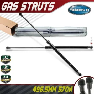 2x Universal Gas Struts for Trailer Box Caravans Camper Canopy  496.5 MM 570 N