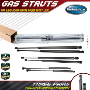 6x Bonnet+Tailgate+Rear Window Gas Struts for Land Rover Range Rover Sport L320