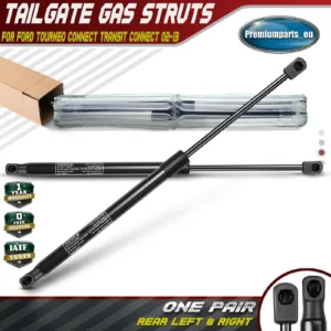 2x New Rear Tailgate Boot Gas Struts for Ford Tourneo Connect Transit Connect