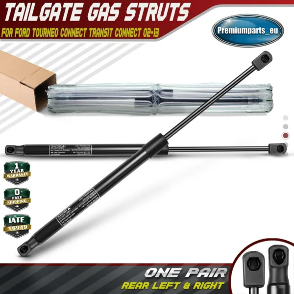 2x New Rear Tailgate Boot Gas Struts for Ford Tourneo Connect Transit Connect