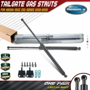 2x Rear Tailgate Gas Struts & Brackets for Nissan 350Z 2002-2008 Coupe Spoiler