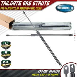 2x New Rear Boot Tailgate Gas Struts for VW Scirocco 74-80 Coupe 53 531827550B