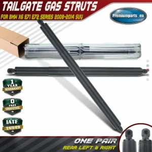 2x Rear Boot Tailgate Gas Struts for BMW X6 E71 E72 2008-2014 51247201939 / 40