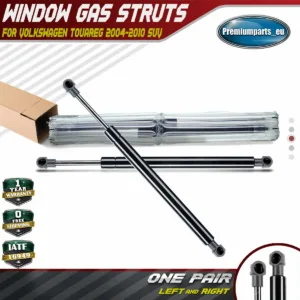 2x Window Glass Gas Struts for Volkswagen Touareg 2002-2010 7L6845587A