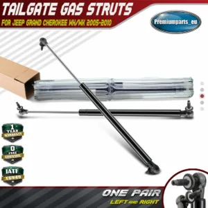 2x Tailgate Rear Boot Trunk Gas Struts for Jeep Grand Cherokee WH WK 05-10 SUV