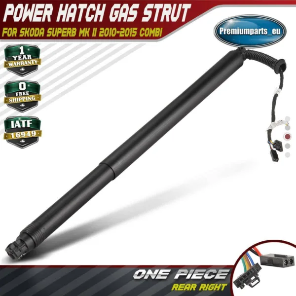 1x Auto Tailgate Gas Strut Rear Right for Skoda Superb II 10-15 Spindle Drive
