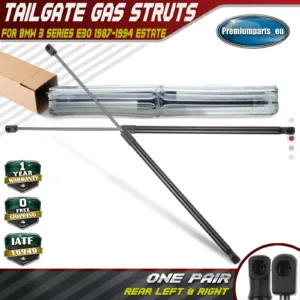 2x Rear Tailgate Gas Struts for BMW 3 Series E30 1987-1994 Estate 51241947096