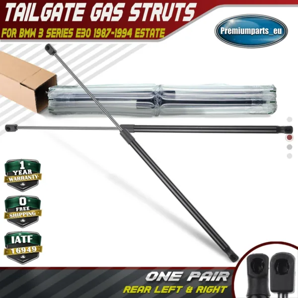 2x Rear Tailgate Gas Struts for BMW 3 Series E30 1987-1994 Estate 51241947096