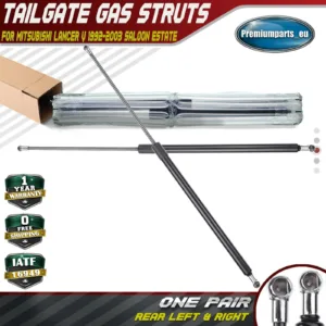 2x New Rear Tailgate Gas Struts for Mitsubishi Lancer Mk V 1992-2003 MR101967