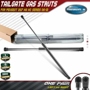 2x Tailgate Rear Boot Gas Struts Springs for Peugeot 207 2006-2012 Hatchback
