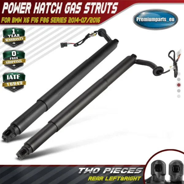 2x Auto Tailgate Boot Gas Struts Rear LH & RH for BMW X6 F16 F86 Spindle Drive