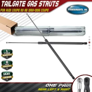 2x New Rear Tailgate Boot Gas Struts for Audi Coupe 89 8B 1988-1996 895827552A