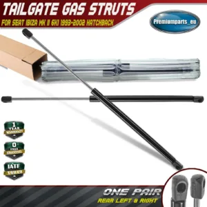 2x Rear Boot Tailgate Gas Struts for Seat Ibiza II 1993-2002 Hatchback 6K6827550