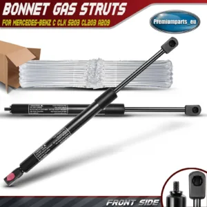 2x Front Bonnet Gas Struts for Mercedes-Benz C-Class S203 W203 CL203 CLK C209