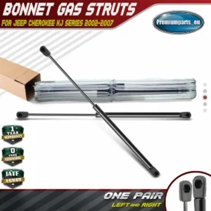 2x Bonnet Hood Gas Struts for Jeep Cherokee KJ Series 2002-2007 SUV 55360411AC