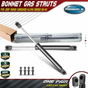 2x Bonnet Support Gas Struts for Jeep Grand Cherokee WG WJ 1999-2004 55136764AA