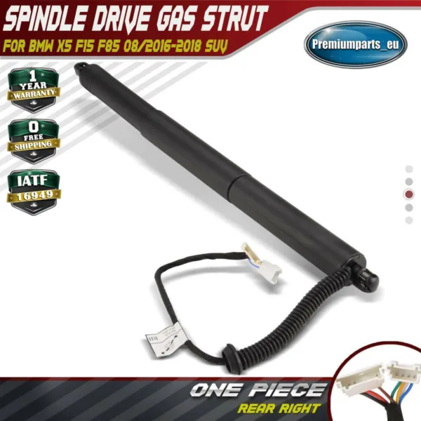 1x Auto Tailgate Gas Strut Rear Right for BMW X5 F15 F85 08/16-18 Spindle Drive