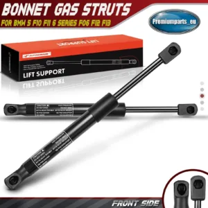 2x Front Bonnet Gas Struts for BMW 5 F10 F11 6 Series F06 F12 F13 51237309117