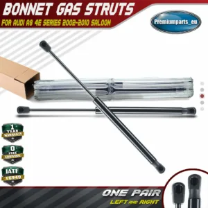 2x Bonnet Hood Gas Struts for Audi A8 Quattro S8 4E 2004-2010 Saloon 4E0823359D