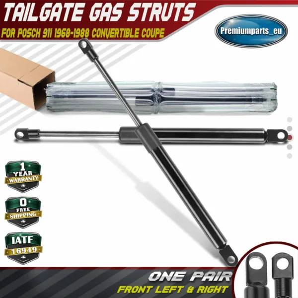 2x Gas Struts Front Tailgate for Porsche 911 1968-1988 91151133100 90151133120