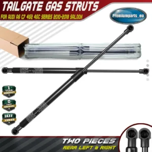 2x Rear Tailgate Gas Struts Lift Supports for Audi A6 C7 4G2 4GC 10-18 Saloon
